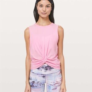 Lululemon Crescent Pink Tank